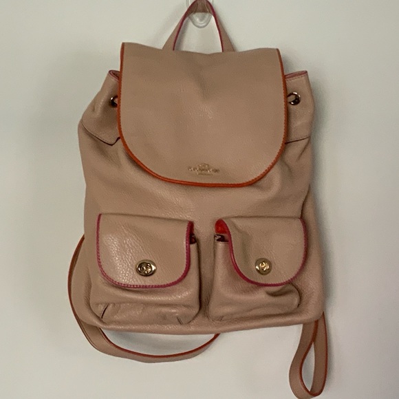 Coach Other - Coach Outline Backpack -leather